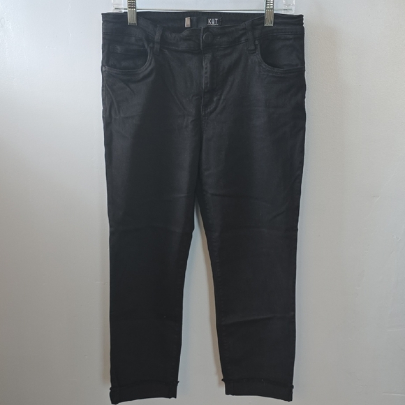 Kut from the Kloth Denim - Kut from the Kloth Women's Black Ankle Jeans